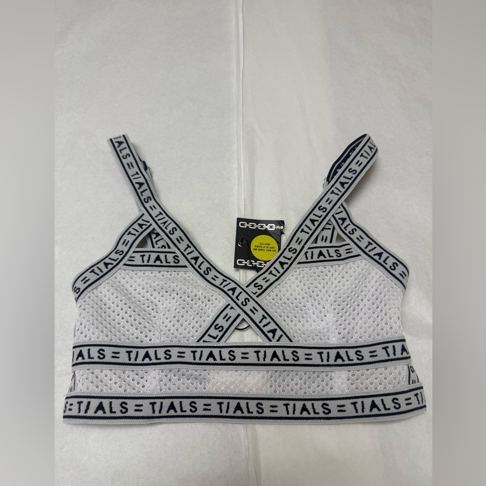 NwT🔥This Is A Love Song/Tials Bondage Bra in white🔥